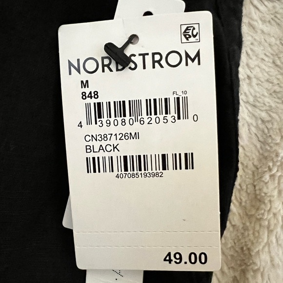 Caslon Linen Black Drawstring 2 1/2 Inch Shorts - Size Medium, NWT - Picture 8 of 14